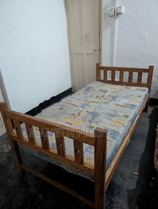 One 6' 4" Bed Two 6"' 3" Beds with Mattresses