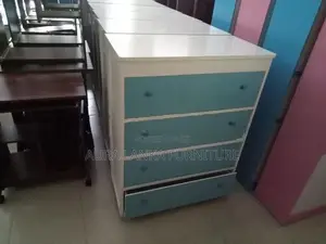 Melamine Drawer Cupboard Pink / Blue