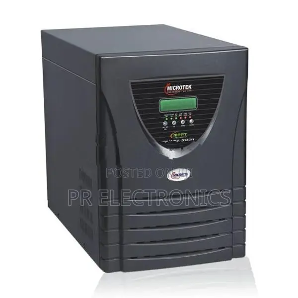 Microtek MPPT PCU 2KW 24V 2000VA / 1600W Pure Sine Wave Solar Inverter