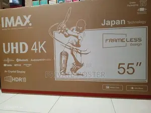 New IMAX (JAPAN) 55" 4K Smart Android 14 UHD Frameless TV