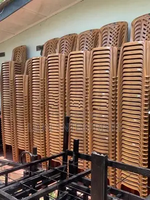 Nippon Plastic Chairs Brown