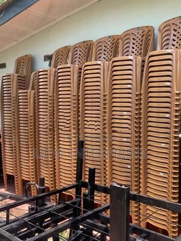 Nippon Plastic Chairs Brown