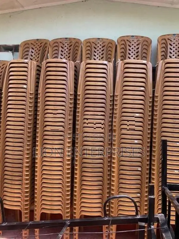 Nippon Plastic Chairs Brown
