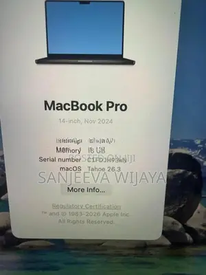 Apple Macbook Pro M4 16GB 1TB