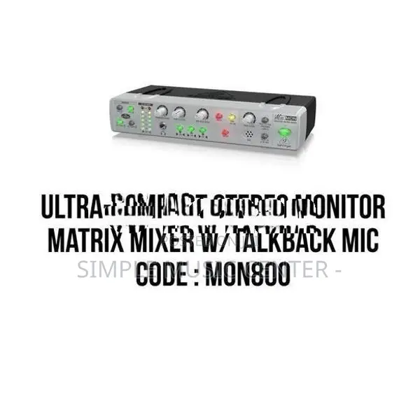 Behringer Minimon MON800 Ultra-Compact Monitor Matrix Mixer