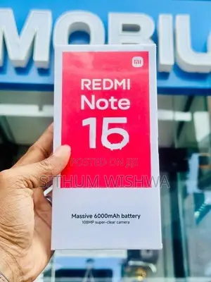 Xiaomi Redmi Note 15 256GB (Brand New)