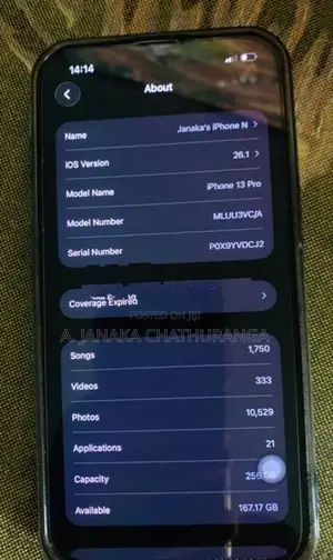 Apple iPhone 13 Pro 256GB (Used)