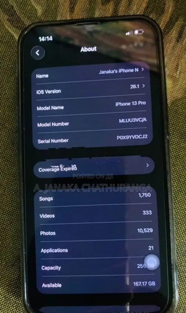 Apple iPhone 13 Pro 256GB (Used)