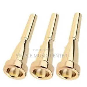 Gold Plated Professional Bullet Shape Trumpet Mouth piece 5C