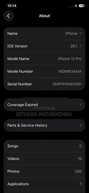 Apple iPhone 12 Pro Blue (Used)