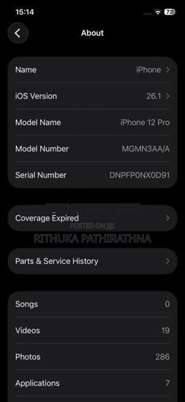 Apple iPhone 12 Pro Blue (Used)