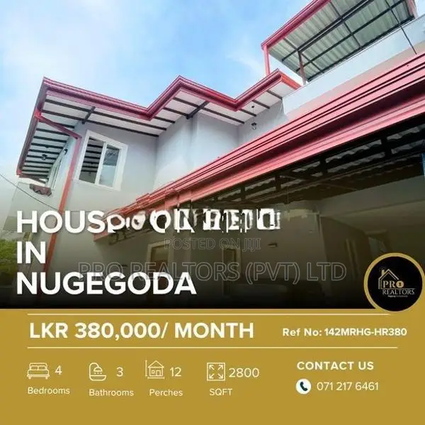 02-Storey House for Rent in Mirihana, Nugegoda