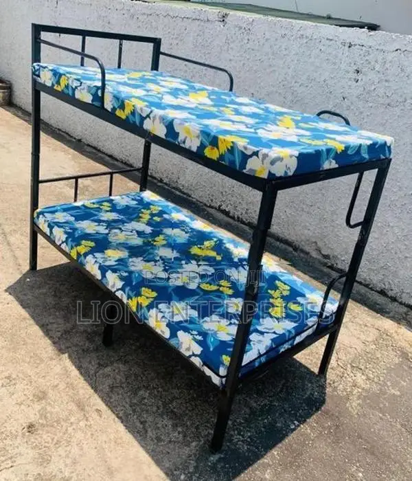 Steel Bunker Beds with 2 Mattresses