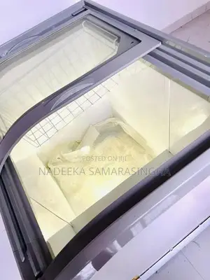 Display Freezer Abans 258L Curved Slide Glass Top