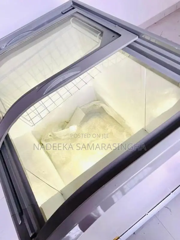 Display Freezer Abans 258L Curved Slide Glass Top