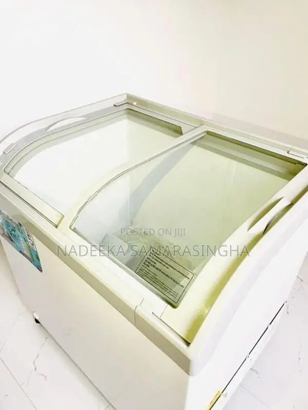Display Freezer Abans 258L Curved Slide Glass Top