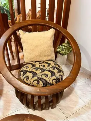 Wooden Sofa with Coffee Table