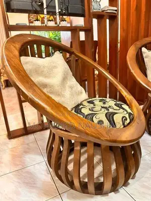 Wooden Sofa with Coffee Table