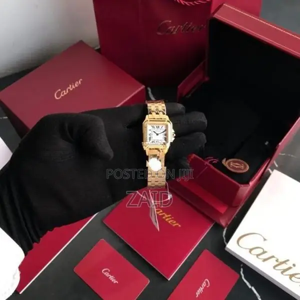 Cartier Panthere Gold White Dial Premiuim Women’s Watch