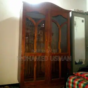 Solid Teak Wood Saree Cupboard