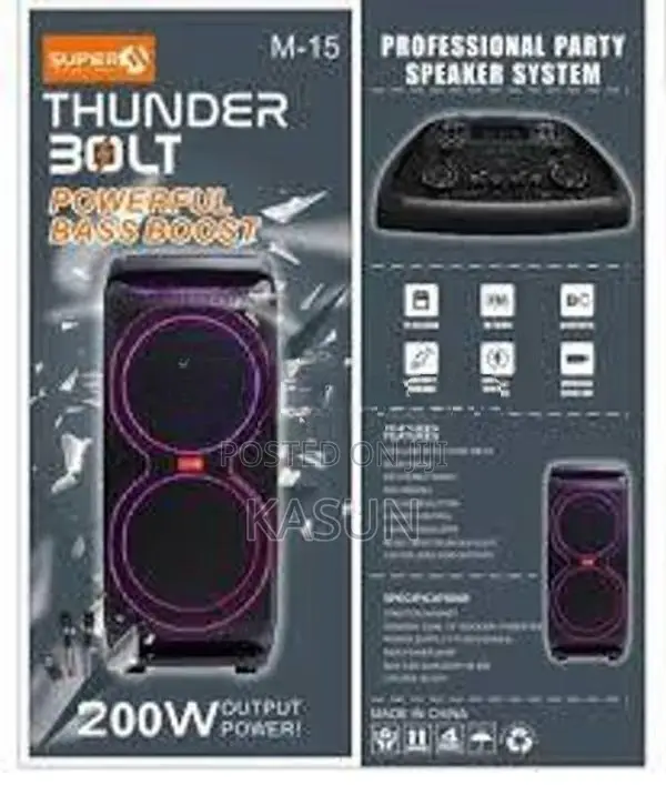 Super M Thunder Bolt M-15 Speaker