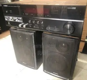 sony speaker set and Yamaha Amp