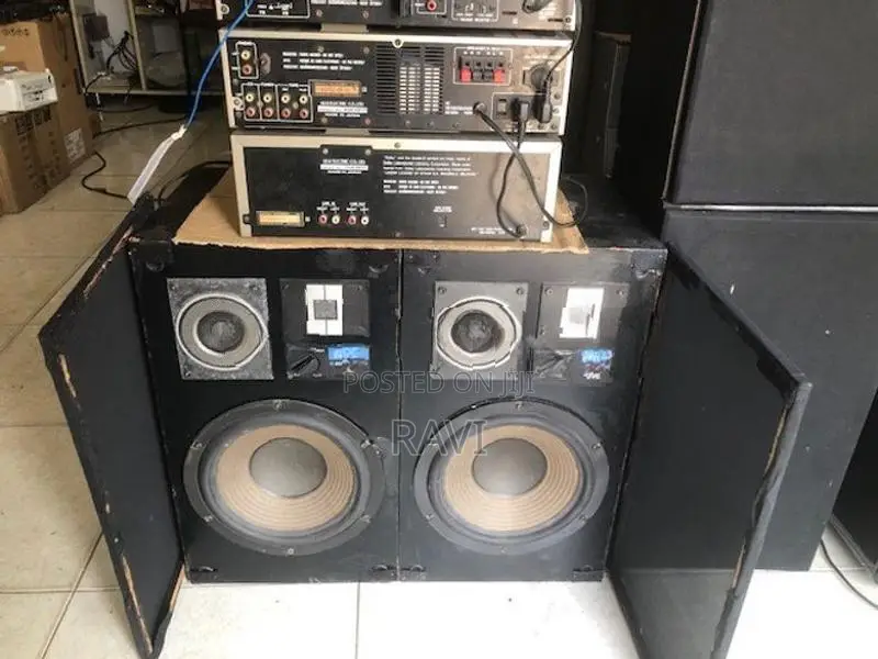 Jvc speakers and Akai 3 deck setup (Japan)