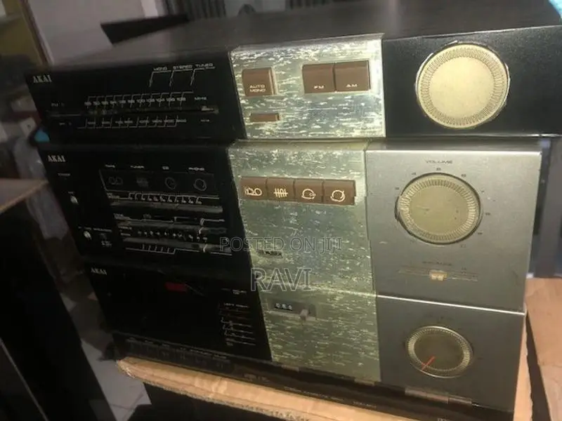 Jvc speakers and Akai 3 deck setup (Japan)