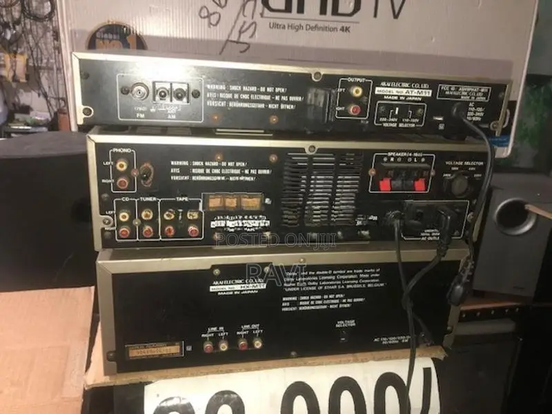 Jvc speakers and Akai 3 deck setup (Japan)
