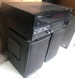 sony speaker set and Yamaha Amp