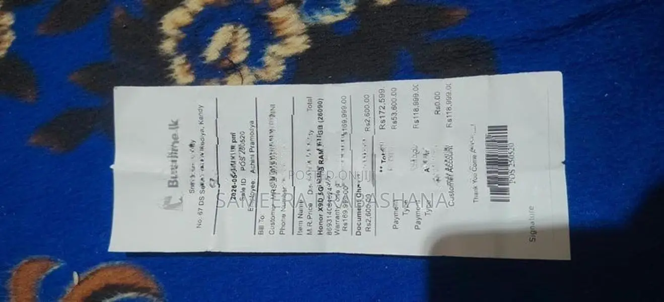 Honor Honer X9D (Used)