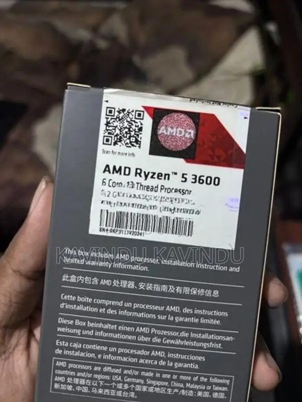 AMD RYZEN 5 3600 (6 CORE/12 THREDS) Processor (Used)