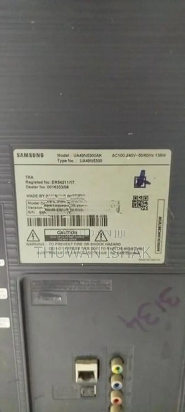 Samsung 49"inch Smart Tv for Parts