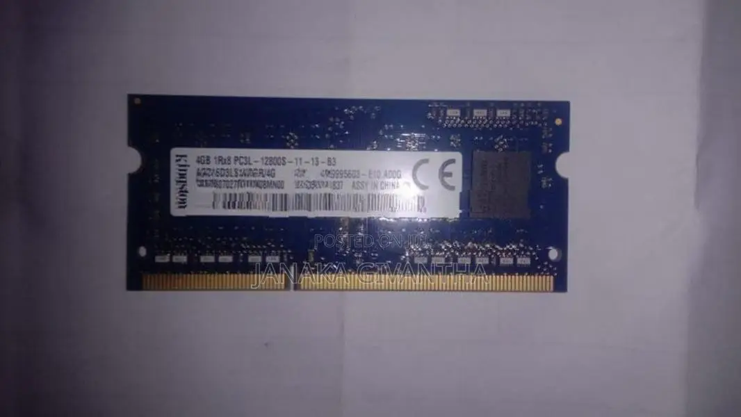 4GB DDR3L Laptop RAM (Used)