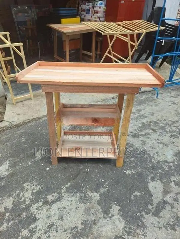 Wooden rack tables