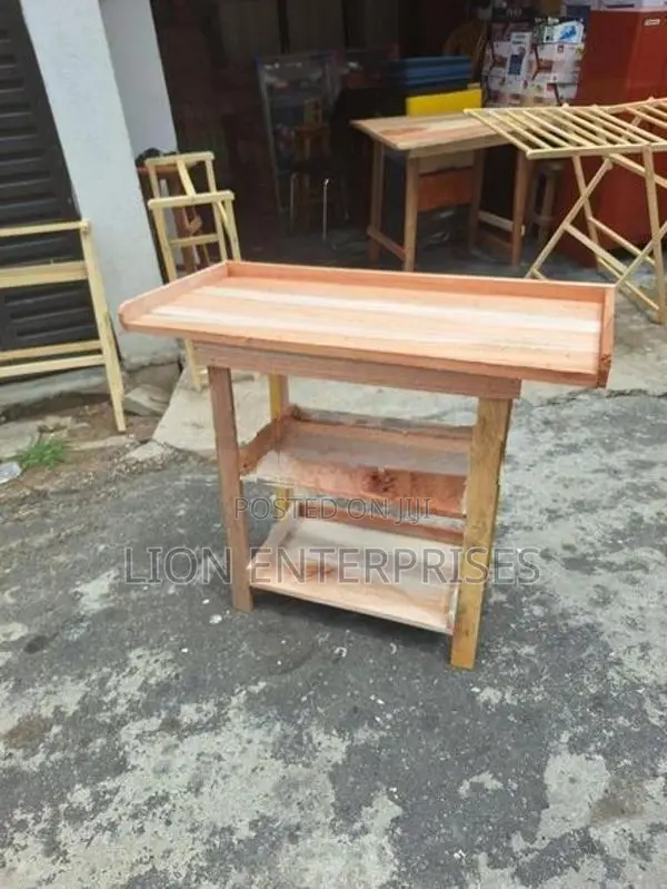 Wooden rack tables
