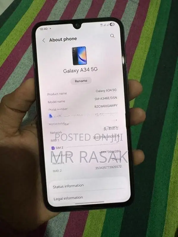 Samsung Galaxy A34 5G (Used)