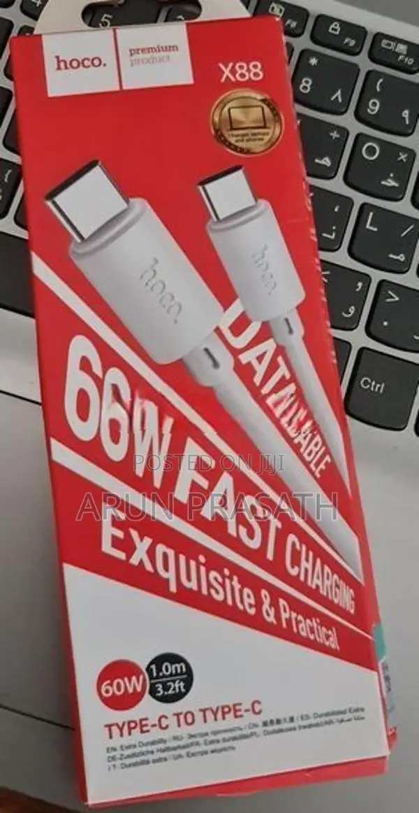 Hoco TYPE-C TO 60W Data Cable