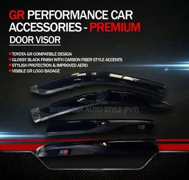 GR Performance Car Accessories – Premium Door Visor