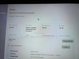 Asus Vivo Book S Intel Core i7 8th Gen | 16GB RAM SSD + HDD