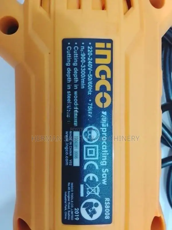 INGCO RS8008 Reciprocating Saw Herman PT 0375