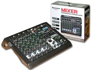 Sound / Audio mixer 6-Channel ROWESTAR HO-40