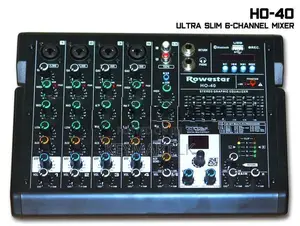 Sound / Audio mixer 6-Channel ROWESTAR HO-40