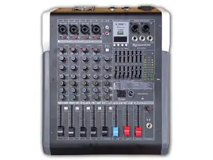 ROWESTAR 1000W 6-Channel Powered Mixer PTX-600D