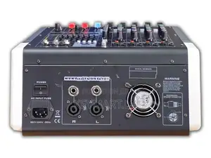 ROWESTAR 1000W 6-Channel Powered Mixer PTX-600D