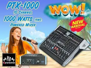 ROWESTAR Powered Mixer PTX-1000