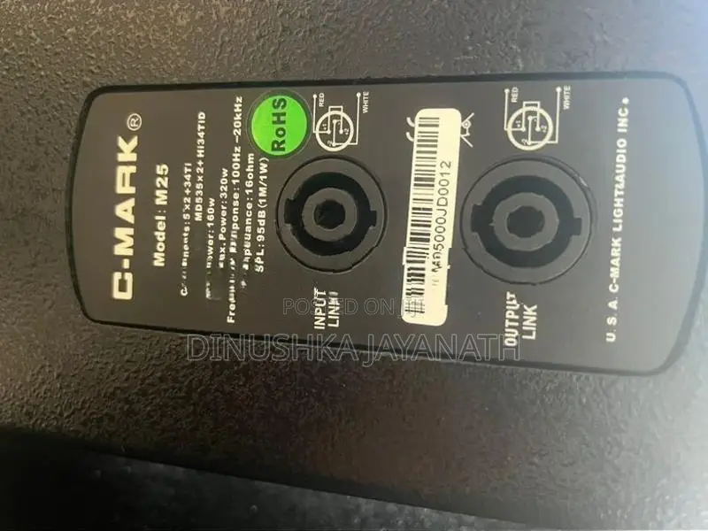C - Mark Line Array System Professional Audio Setup