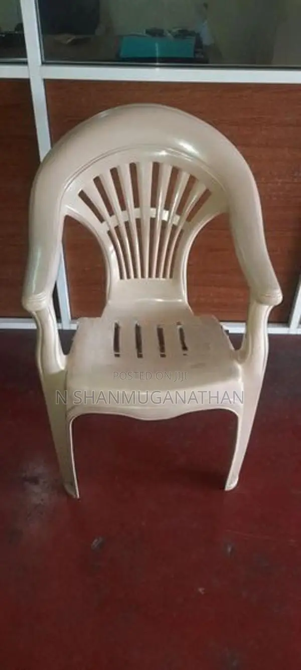 Used Damro Plastic Chair with Arm