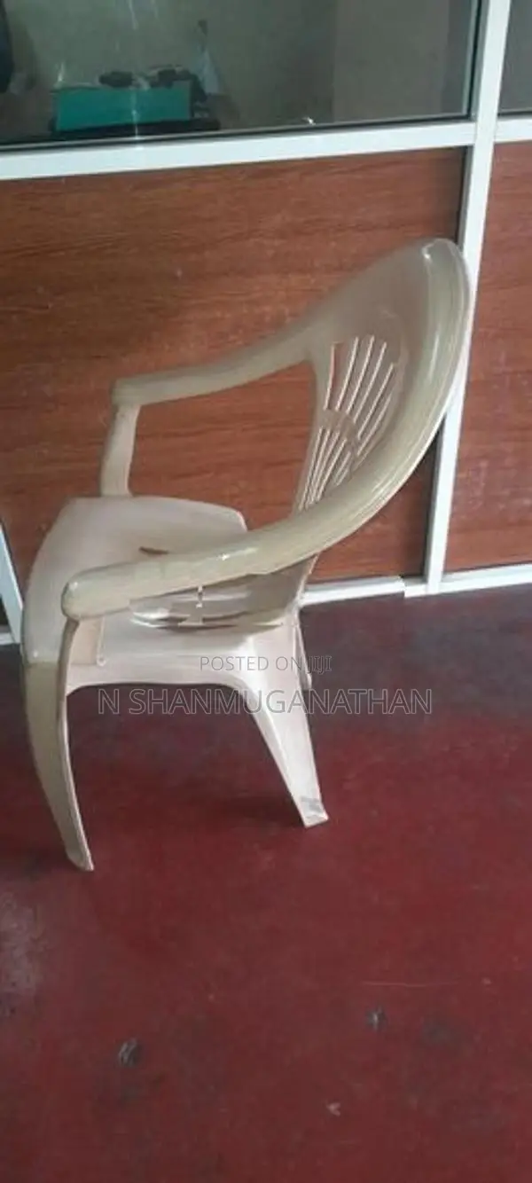 Used Damro Plastic Chair with Arm