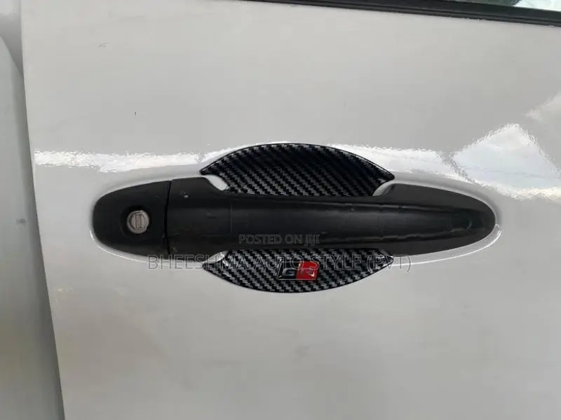 Toyota Hilux GR Sport Back Carbon Fiber Door Handle Cover 2024